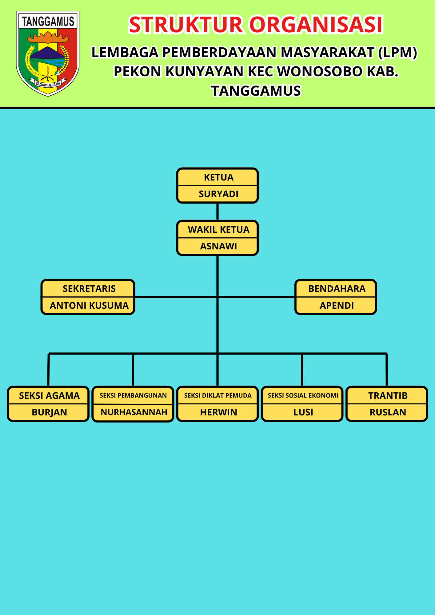 Struktur Organisasi LPM