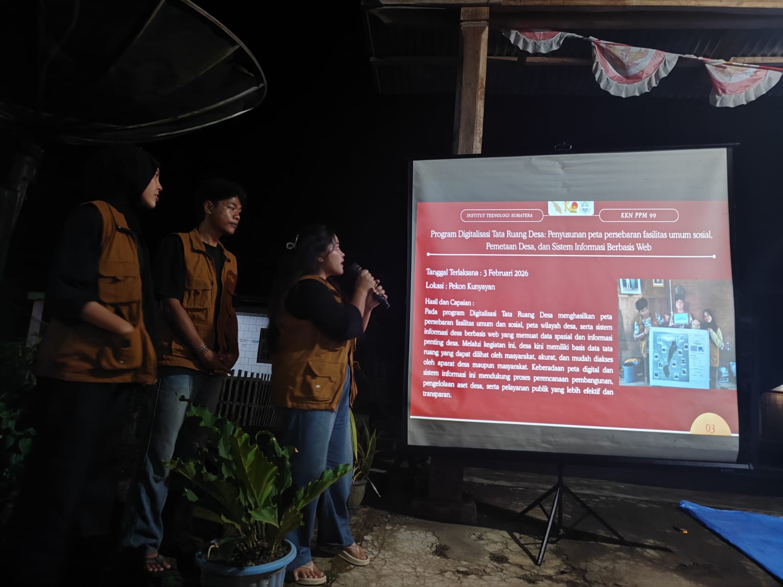 Mahasiswa KKN ITERA lakukan Pemetaan Batas Wilayah Desa Kunyayan, Wonosobo